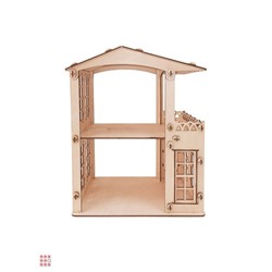 Конструктор Домик "Восторг" 32,5х18,5х39 см. 90 деталей