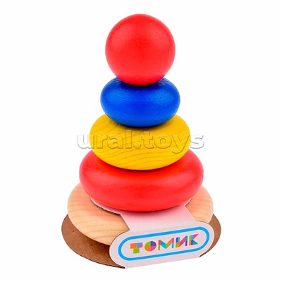 Развивающий набор "Пирамидка" 5 деталей