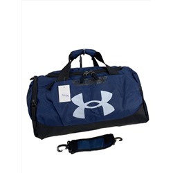 Дорожная сумка из текстиля  с принтом, цвет синий