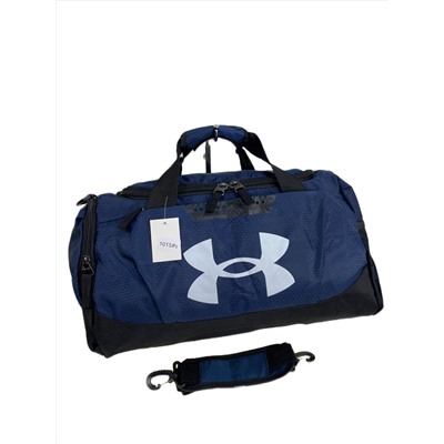 Дорожная сумка из текстиля  с принтом, цвет синий