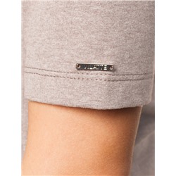 Футболка из плотного трикотажа с плетением риб 1*1