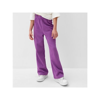 Брюки для девочки MINAKU, лавандовые, рост 158 см