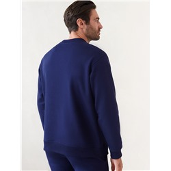 Свитшот из премиального футера трехнитки с начесом