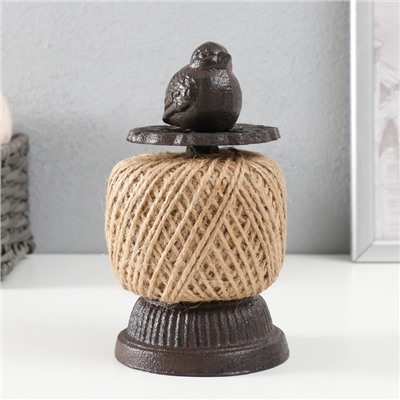 Фигурка-катушка для ниток «Птенчик», чугун, 8.5×8.5×16 см