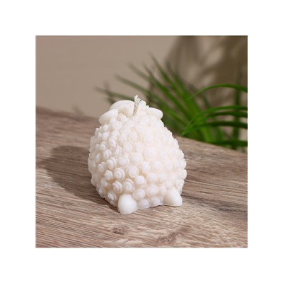 Свеча фигурная формовая «Барашек», 4×4.5×6 см, соевый воск