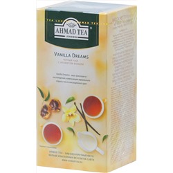 AHMAD TEA. Flavoured Collection. Vanilla dreams карт.пачка, 25 пак.