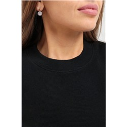 Футболка женская в рубчик (боковая молния)