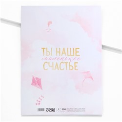 Папка для свидетельства о рождении «Ты наше счастье», 23.5×31.5 см