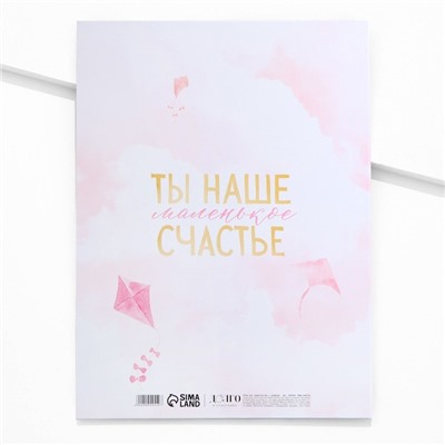 Папка для свидетельства о рождении «Ты наше счастье», 23.5×31.5 см