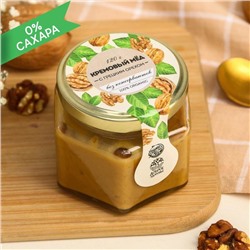 Мёд кремовый ORGANIC, с грецким орехом, 120 г
