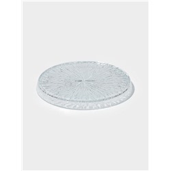 Десертная тарелка Magistro Waterfall, d=17 см, стекло, прозрачная