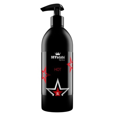 Разогревающий лубрикант на водной основе MyLube HOT XL - 500 мл.