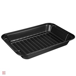Противень глубокий с решеткой VETTA Ростер, 37x25x5 см