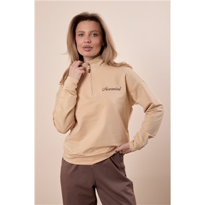 Толстовка из футера с вышивкой М325415ВШбк