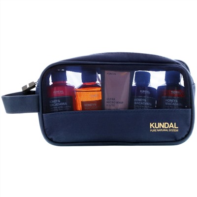 Kundal, Travel Kit, White Musk, 5 Piece Kit
