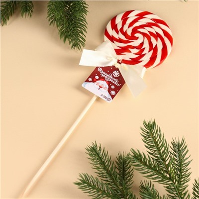 Леденец новогодний на палочке «Волшебного праздника», вкус: клубника, 110 г