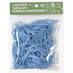Резинки банковские "SigNature" синтетический каучук, диаметр 60 мм, 100 г, цвет сумеречный синий