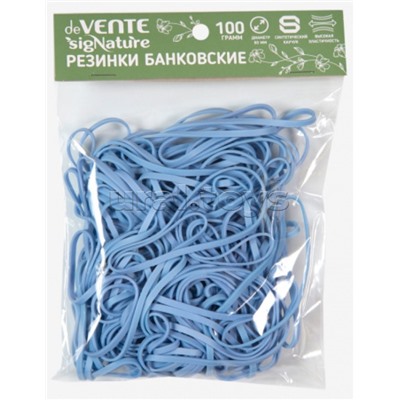 Резинки банковские "SigNature" синтетический каучук, диаметр 60 мм, 100 г, цвет сумеречный синий