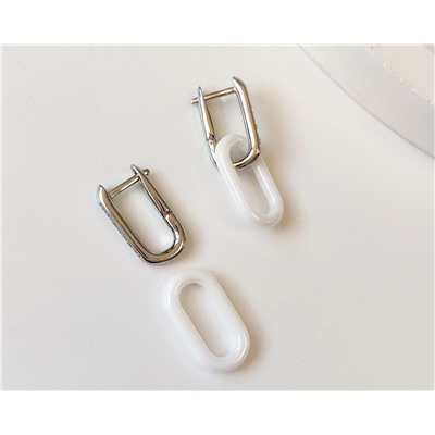 Серьги с керамикой