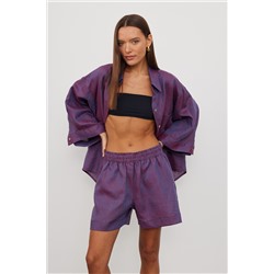 Шорты  SRT242_Violet Ultramarine/Фиолетовый меланж
