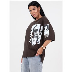 Футболка "Гламур" (Кофе)