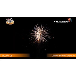 Фейерверк MC200-25 Черная магия / Black Magic (1.9" х 25)