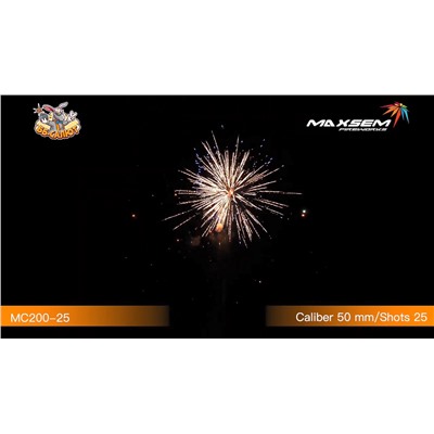 Фейерверк MC200-25 Черная магия / Black Magic (1.9" х 25)