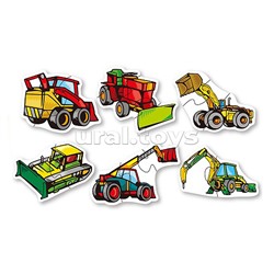 Пазл "Спецтехника" (6 картинок)