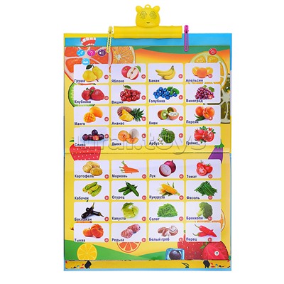 Плакат развивающий "Говорящая книжка"