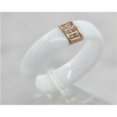 Кольцо с керамикой