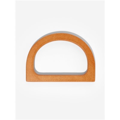 Ручки для сумки деревянные, 11.7×8.2 см, 2 шт., коричневые