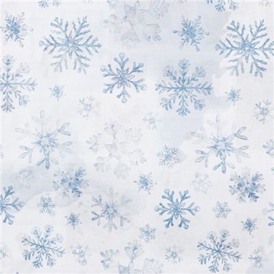 Упаковочная бумага на новый год, двухсторонняя крафтовая «Новогодние марки», 70×100 см