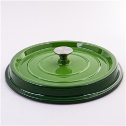 40637 Кастрюля чугун 6,2 л эмаль/покрытие зелёная MB (х2)