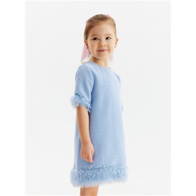 Платье нарядное для девочки MINAKU: PartyDress, рост 104-110 см, голубое