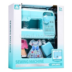 Бытовая техника "Швейная машинка" в коробке (цвет голубой)
