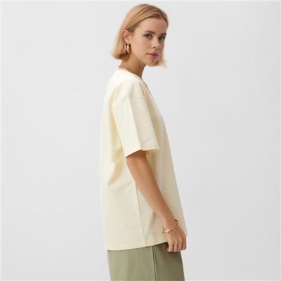 Футболка женская MINAKU, цвет молочный, размер 42-44