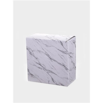 Маслёнка, 19×18×9.5 см, с ножом, на бамбуковой подставке, стекло, прозрачная