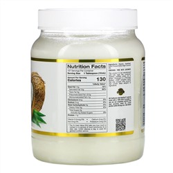 California Gold Nutrition, органическое холоднопрессованное кокосовое масло экстра класса, 1,6 л (54 жидк. унции)