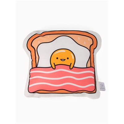 Подушка декоративная детская «Этель» Funny breakfast, 29×30 см, велюр