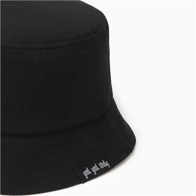 Панама детская «Классика» MINAKU, чёрная, размер 52 (3-5 лет)