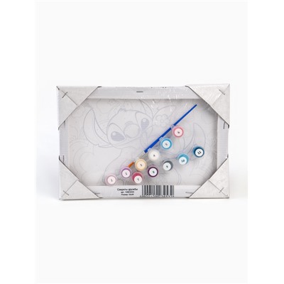 Картина по номерам с подрамником «Стич и Эйнджел», 20×30 см