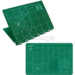 Коврик для резки складной 2 в 1 A3 (47x32 см) -A4 (24x32 см) "Hobby creative" непрорезаемый, толщина 3 мм, односторонний, пятислойный