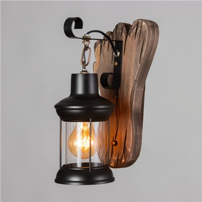 Бра «Стопа» Е27 40 Вт 30×23×36 см чёрный