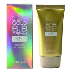 Lebelage BB-крем увлажняющий с золотом / Dr. Derma Gold BB Cream Spf 50+ Pa+++, 30 мл 22672