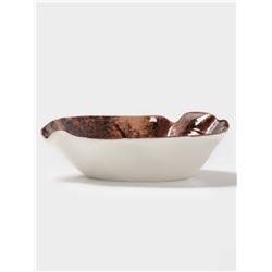 Салатник Magistro Wood, 350 мл, d=16.6 см, фарфор, коричневый