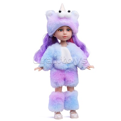 Кукла "Дарина" в костюме единорога, в коробке