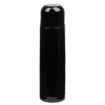 Термос гильза, 500 мл, с кружкой, сохраняет тепло до 8 часов, нержавеющая сталь, чёрный