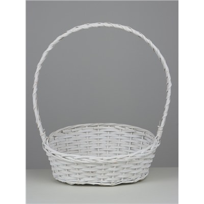 Корзина плетёная Diamond, ива, белый