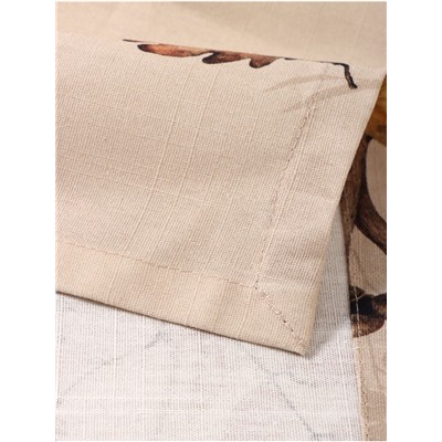 Скатерть «Этель» Nature forest 146×180 см, 100% хлопок, репс 210 г/м²