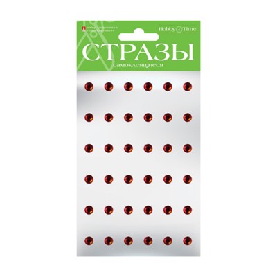 Наклейки-стразы №40 "КЛАССИКА-4" 10 мм 6 цв. 2-100/4 Альт